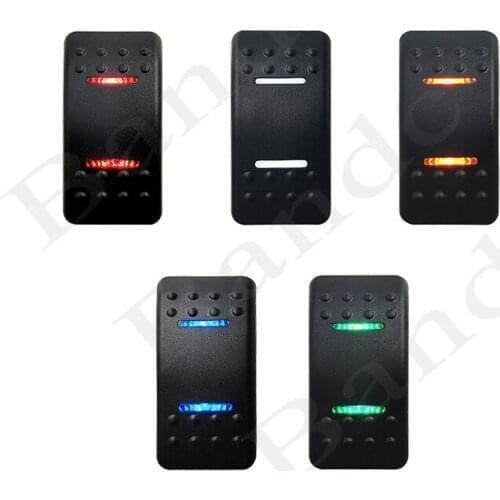 3 Positions 7Pin ON-OFF-ON DPDT Dual Bar Rocker Switch for the ARB/Carling/NARVA 4×4 Style,Dual Led Lights,Camper Accessories