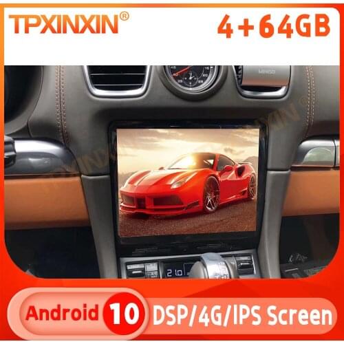 For Porsche Boxster 2013-2015 Android 10.0 Car Radio Multimedia Player GPS Navigation Auto Stereo Recoder Head Unit DSP Carplay