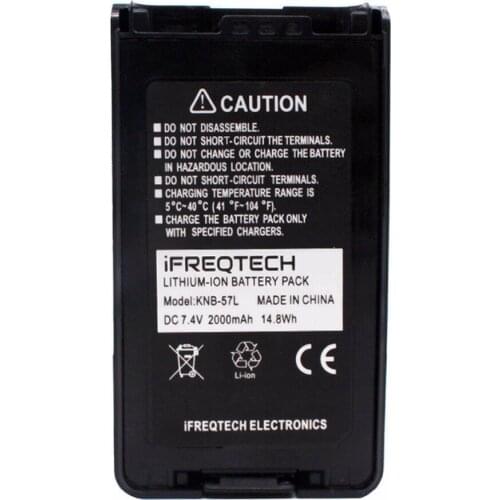 Free shipping 2000mAh KNB-57L Li-ion Battery for TK-2140/3140 TK-2160 TK-3160 NX-220 two way radio