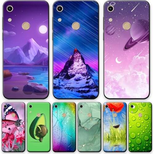For Huawei Y6 2019 Case Soft Silicone Back Cover For Huawei Y6 2019 Scenery Pattern Phone Case For Huawei Y6 2019 TPU Cover Case