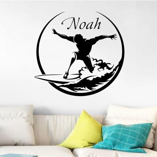 Surfboard For Sale Wall Decal Uk Surf Cars Design Wall Stickers For Living Room Vinyl Removable FM-123