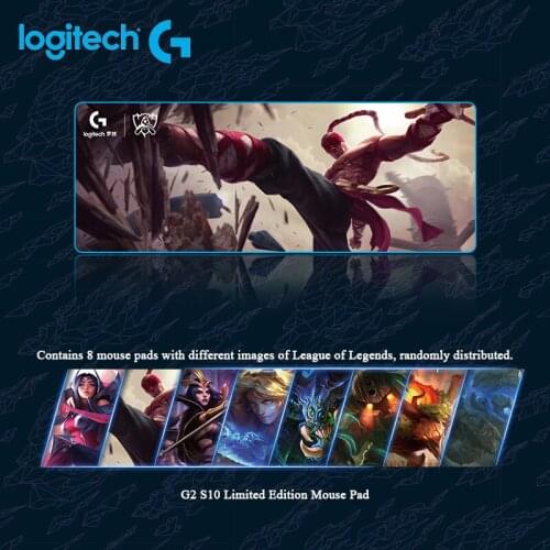 Logitech Original Mouse Pad LOL G2 S10 Limited Edition Rubber Tablet Mat for Laptop PC Gaming OW LOL PUBG Fortnite Gamer