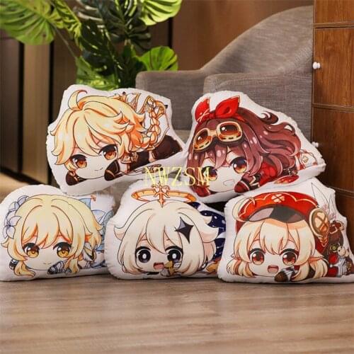Project Genshin Impact Lumine Pillow Doll Women Men kawaii Cartoon Cosplay Plush Accessories