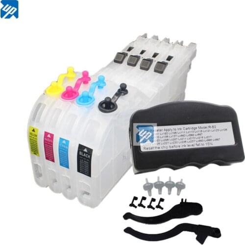 Refillable ink cartridge + chip resetter for brother LC203 LC223 MFC-J2320/J2720/J4320DW/J4420DW J5620DW/J5625DW/J5720DW J4720N