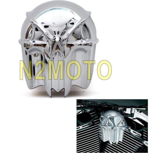 Motorcycles Skull Horn Cover Horn Decoration Guard for Harley Softail Touring Road King 1992-2013
