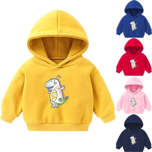 2021 Autumn Early Winter Baby Kids Hoodies Coat Boys Girls Sweatshirt Tops Clothes Toddler Hooded Solid Plain Hoodies L3