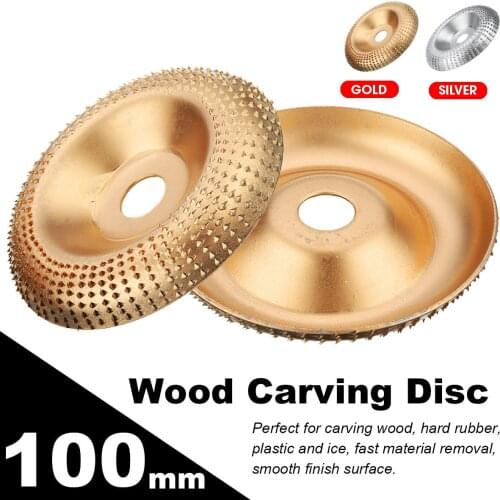 Wood Grinding Wheel angle grinder disc wood carving disc Sanding Abrasive tool 16mm Bore