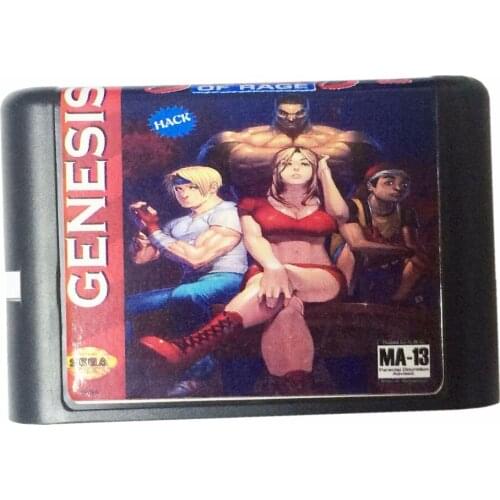 Streets of Rage 2 Hack Version 16 bit MD Game Card For Sega Mega Drive For Genesis