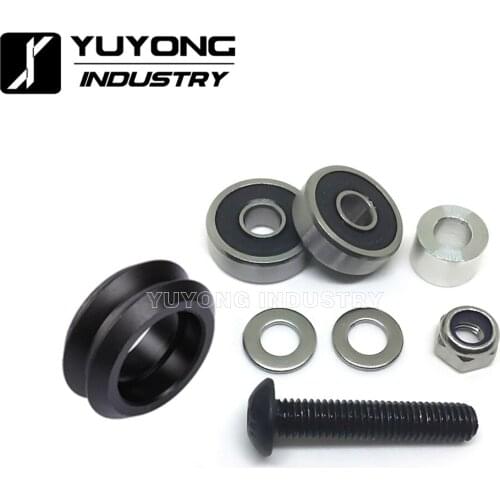 High precision CNC delrin Dual v wheel kits for Openbuilds v-slot linear rail system