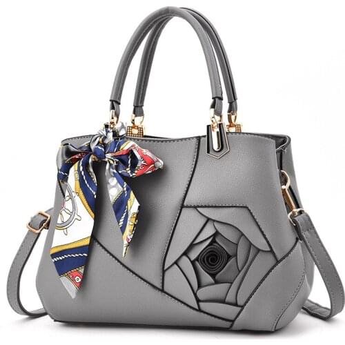 2020 Fashion Flower Handbags Famous Brand Design Women Totes Pu Leather Bolsos Bolsas Shoulder Bag sac a main femme de marq