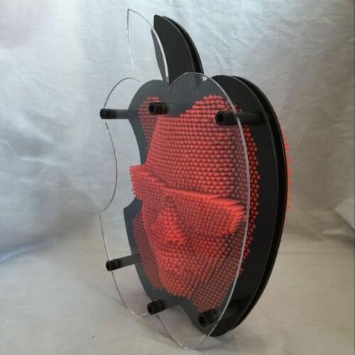 S size(182X130X60MM) DIY 3d pinart pin sculpture Frame Image Captor Pin Point Art Impressions Classic Gadget Artist Fun Toy