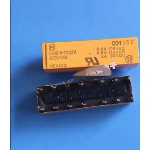 5PCS DS4E-M-DC12V AG204344 Brand new original authentic