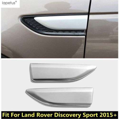Lapetus Accessories For Land Rover Discovery Sport 2015 - 2019 Side Body Air Flow Vent Fender Decoration Molding Cover Kit Trim