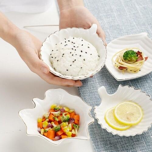 White Ceramic Gravy Boats Kitchen Seasoning Dish Snack Dessert French Fries Pasta Fruit Salad Nordic Creative Pickle Gravy Boats