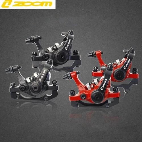 ZOOM MTB Disc Brake Calipers Front & Rear Bilateral Mechanical Caliper Mountain Road Bike Brake Parts For 120/140/160/180MM