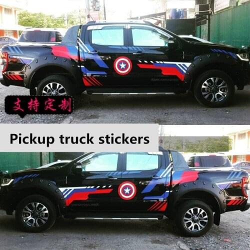 FOR FORD RANGER F150 NAVARA DMAX Hilux Tundra sticker truck exterior decoration modification sticker