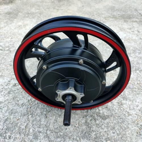 12Inch 36v48v60v72v800w1000w Gearless Motor with Hallsensor Disc/Drum Brake ELectric Bike Scooter MTB Tricycle Mobility ATV Part