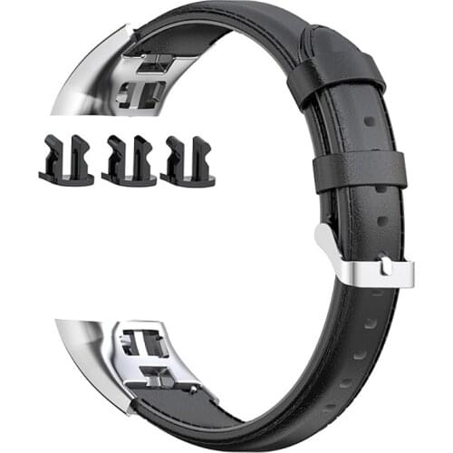 Leather Band for Huawei Honor Band 5 4 Men Women Bracelet Strap Loop for Honor Band 4 5 Watch Wrist Band