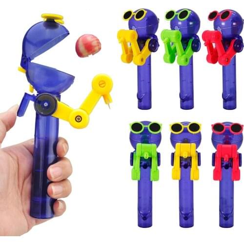 Creative Dust Proof Lollipop Holder Storage Robot Toy Decompression Kids Gift