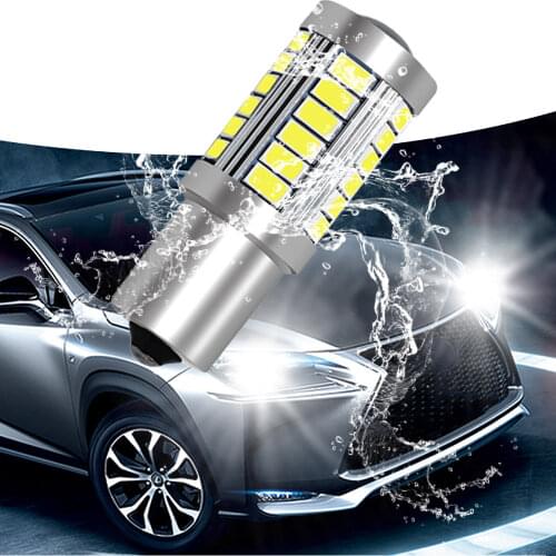 White Red Yellow 1156 BA15S 1157 BAY15D 7443 3157 P21W 33SMD Car Brake Light Tail Lamps Turn Signal License Plate Reverse Bulbs