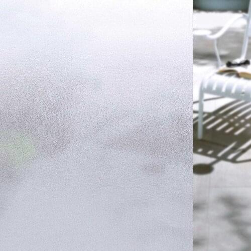 PVC Frosted decorative film Waterproof Window Film Glue-free Static Cling Glass Stickers 2.4mm Thicken For Window Home Bedroom