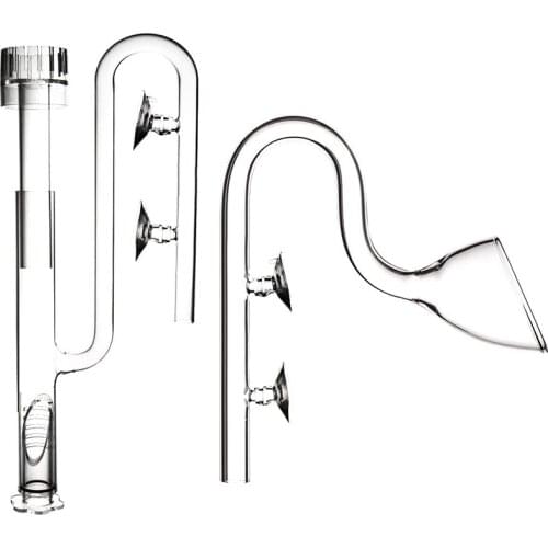 New Aquarium Glass Kit with Deoiling Film Inflow and Horn Outflow for Fish Tank Filter Tube 1m Set for 12/16mm