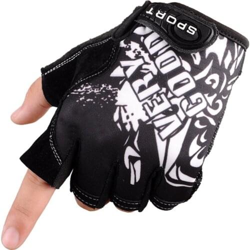 Anti Slip Bicycle Cycling Gloves Soft Half Finger Washable Outdoor Bike Sports Fitness Weightlifting Training Men Women Running