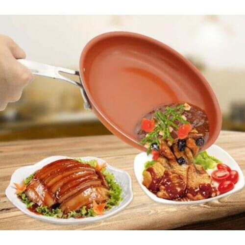 New Aluminum Non Stick Frying Pan Hard-Anodized Cookware Omelette Fry Pan For Kitchen-30