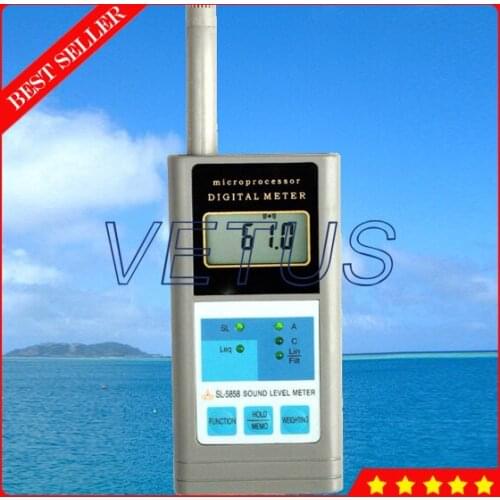 SL-5858 Digital Sound sleep machine with noise level meter measuring A .40 to 125dB