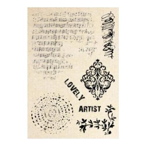 Background Transparent Clear Silicone Stamp/Seal for DIY scrapbooking/photo album Decorative clear stamp ST1012