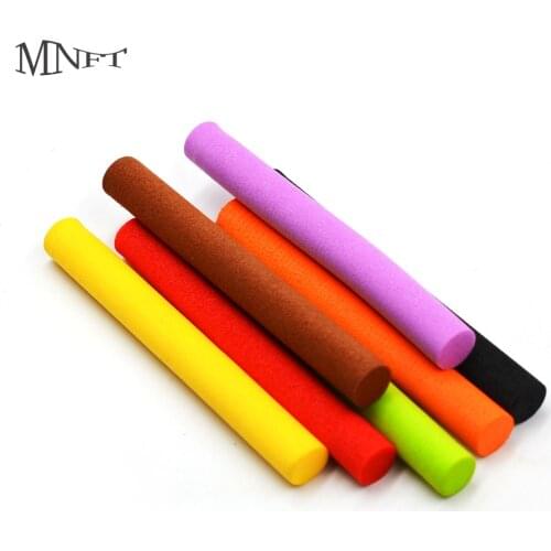 MNFT 10Pcs 8mm 6mm Cylinder Foam Rig Foam Sticks Hair Rig Floating Carp Fishing Fly Tying EVA Parachute Post