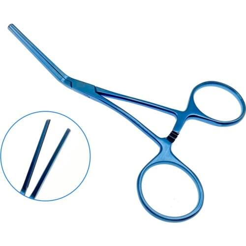 12.5cm Titanium Notched Vascular Clamp forceps Neurosurgical instrument