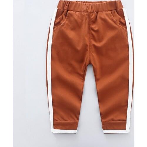 2018 Spring kids pants boy cottons Leisure sports tracksuits girl leggings baby Leisure children bloomers harem clothing clothes