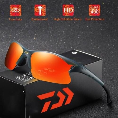 2020 Fashion Mens Cycling Sunglasses Daiwa Outdoor Fishing Polarized Sunglasses Sports Cycling Goggles Dawa Fishing Sunglasses