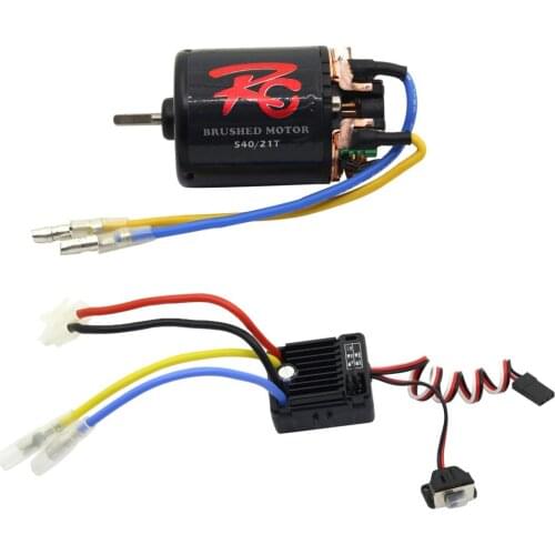 21/80T RC Car 1:10 540 Brushed Motor With ESC For D90 Upgrade