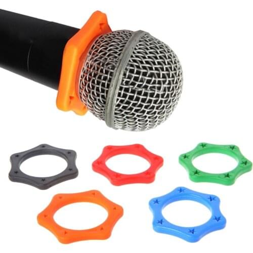 5 Pcs Rubber Anti Slip Roller Ring Protection For Handheld Wireless Microphone