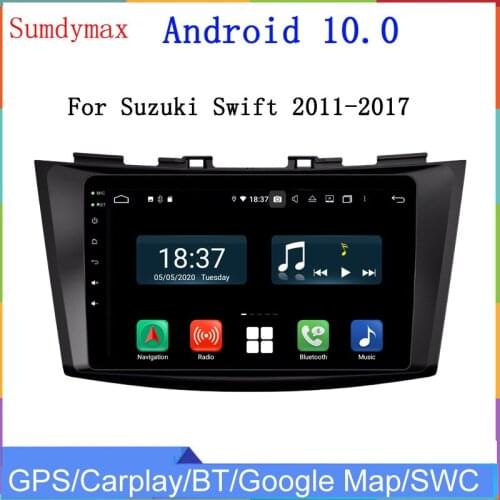 DSP 8core Android10 car radio for SUZUKI swift 2011 2012 gps navigation car multimedia player audio video stereo Carplay WiFi