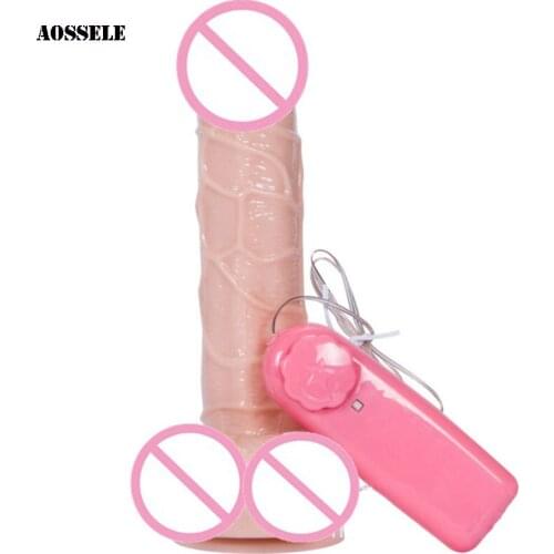 Big realistic dildos vibrator g spot clitoris stimulate female masturbation dildo vibrator sex toys for women vibrating penis