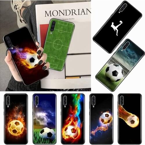 Hot Cool Football Man exercise Phone Case For Samsung galaxy S 9 10 20 A 10 21 30 31 40 50 51 71 s note 20 j 4 2018 plus