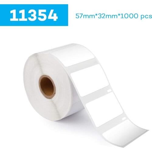 CIDY 1 Rolls Dymo Compatible LW 11354 Label 57mm*32mm 1000 lables for LabelWriter 400 450 450Turbo Printer Seiko SLP 440 450
