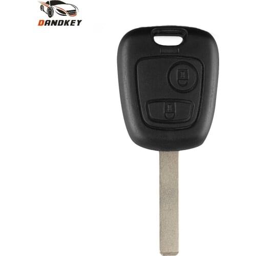 Dandkey 1/Lots Car 2 Button Remote Control Key Fobs Shell With Blade For Toyota AYGO NEW Accessories Key Auto Cover Without Logo