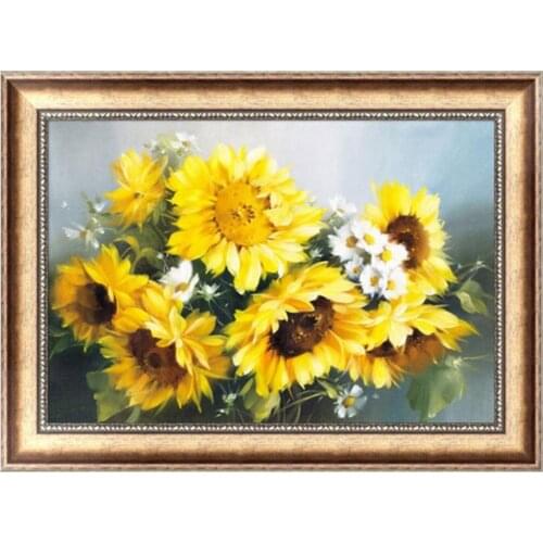 DIY 5D Sunflower Diamond Embroidery Painting Cross Crafts Stitch Kit Home Decor 40*30cm -Y102