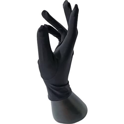 Elastic Full Finger Spandex Jewellery Shop Women Short Glove Jewelry Display Inspection Photograph Glove Wedding Etiquette Glove