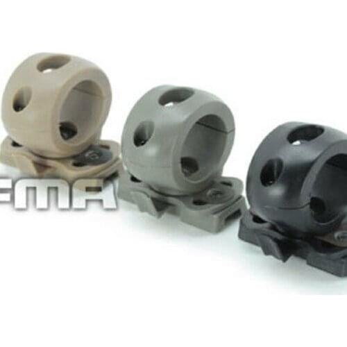 FMA New AF SWAT HELMET 1inch TORCH MOUNT Airframe RAIL Clamp Holder