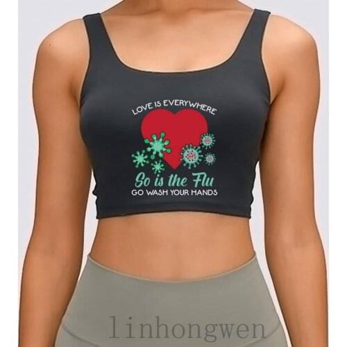 Flu Funny Hygiene Doctor Nurse Valentines Day Women Tank Top Fitness Customized Unique Spring Autumn Funny S-XL Crop Top
