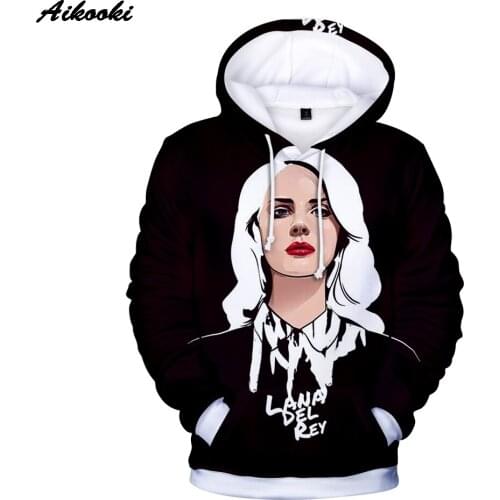 Lana del rey Lizzy 3D Hoodies Men women 2020 Newest Fashion Harajuku Sweatshirts 3D Print Lana del rey Lizzy Hip Hop 3D Hoodie