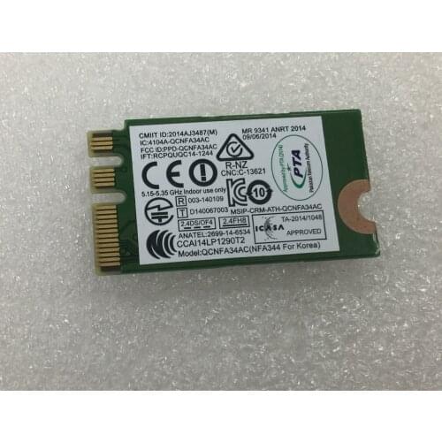 New for Atheros QCNFA34AC 802.11AC wifi For Bluetooth 4.0 NGFF Card For Lenovo IBM ThinkPad E460 E560 B70-80 YOGA3 14 00JT471