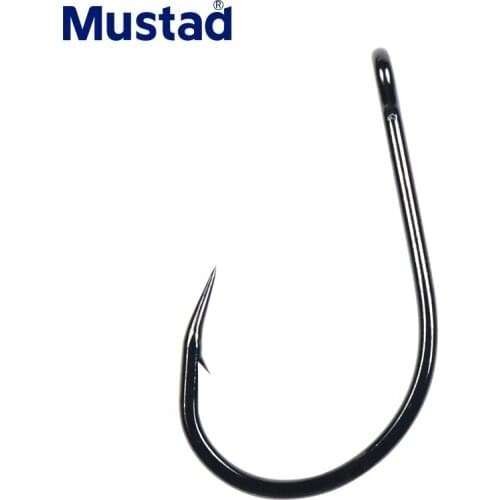 Original Mustad 10104SP-BN Big Fish Hook High Carbon Steel Mustad Fishing Hooks for Saltwater Sea Fishing