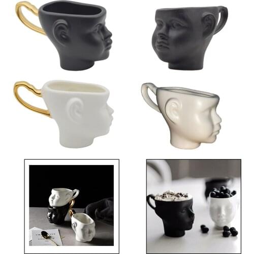 Sculpted Baby Head 3D Ceramic Mug Novelty Coffee Tea Cup Christmas Gift