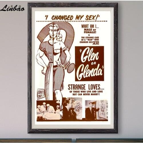 V115 1953 Ed Wood LIVES! Vintage Classic Movie Custom Silk Poster Home Deco Wall Art Christmas Gift